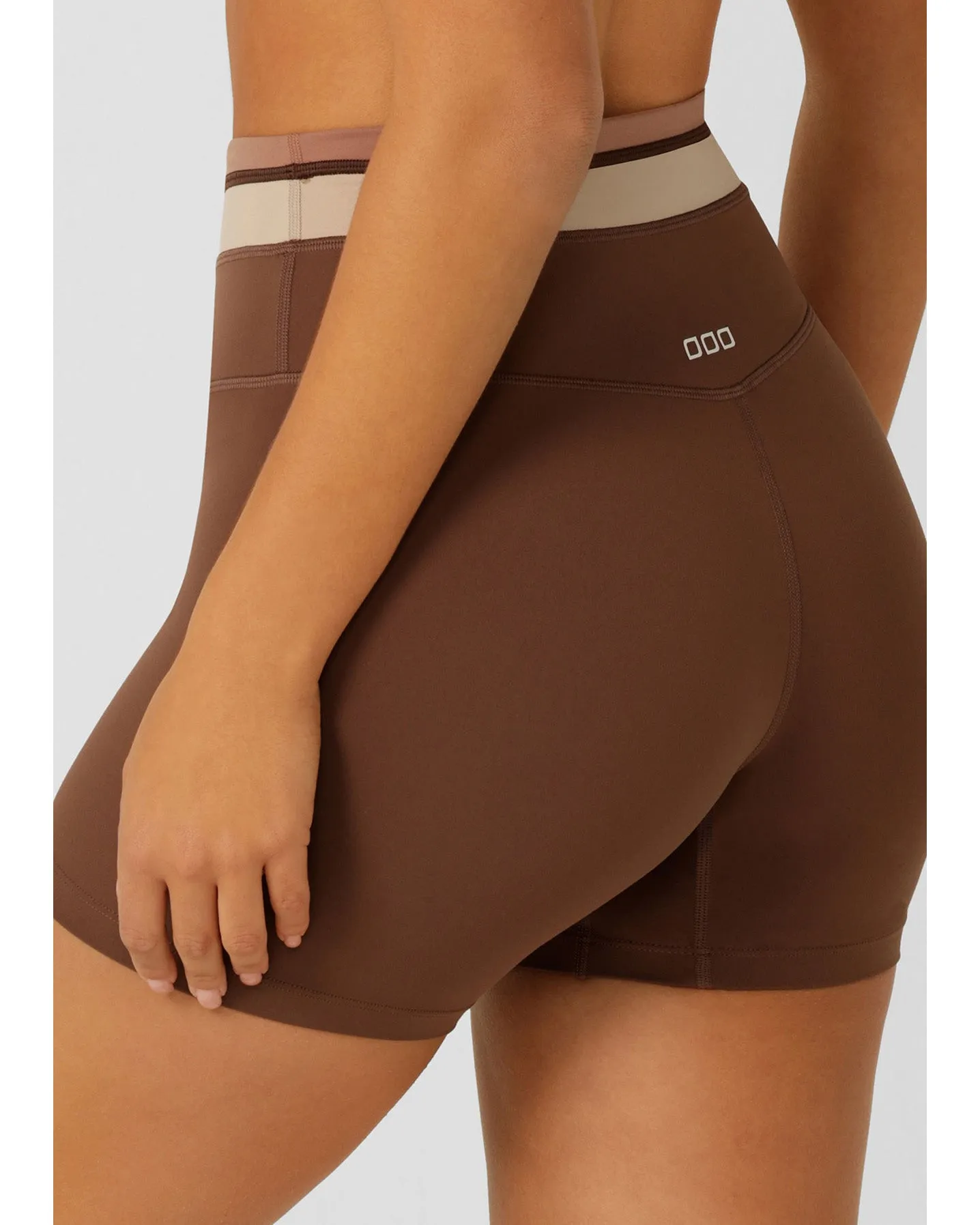 Lorna Jane Tone on Tone 12cm Bike Short - Neutral Multi