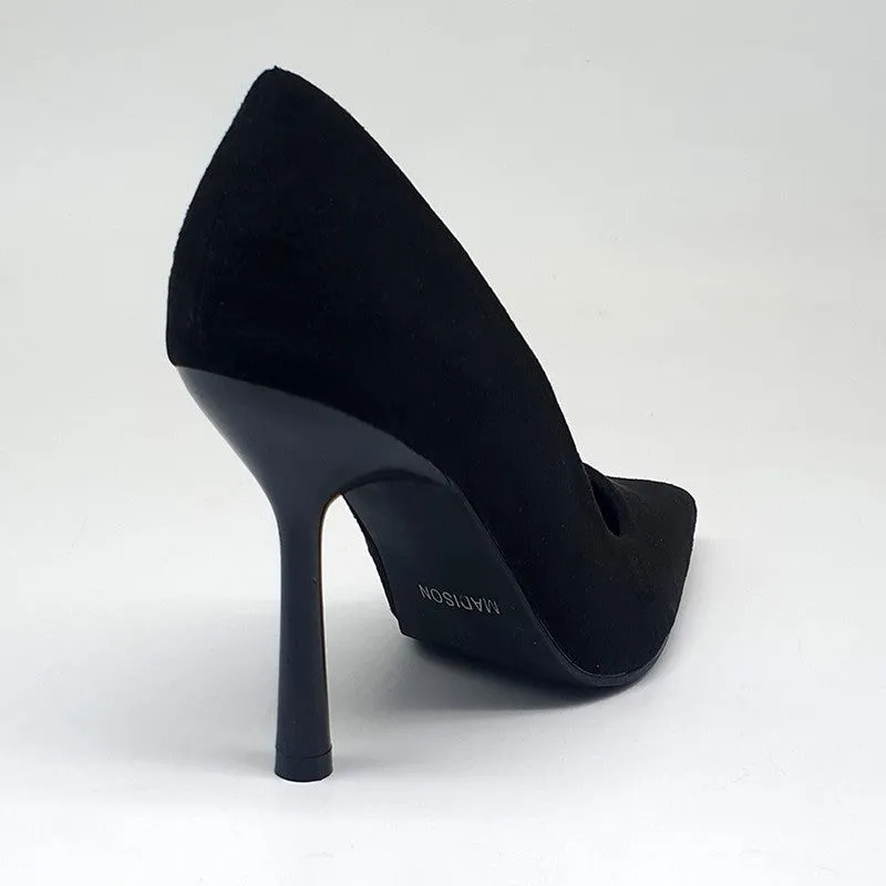 Madison Lila 3 Court With HourGlass Heel -Black