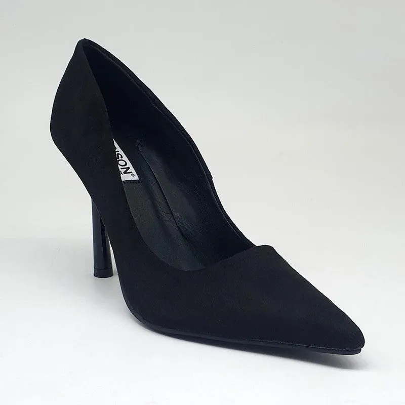 Madison Lila 3 Court With HourGlass Heel -Black