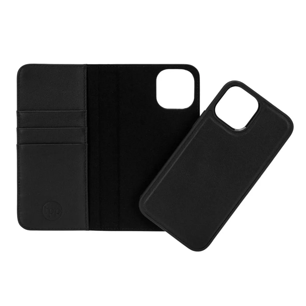 MAGNETIC WALLET CASE GENUINE NAPPA IPHONE 13 MINI