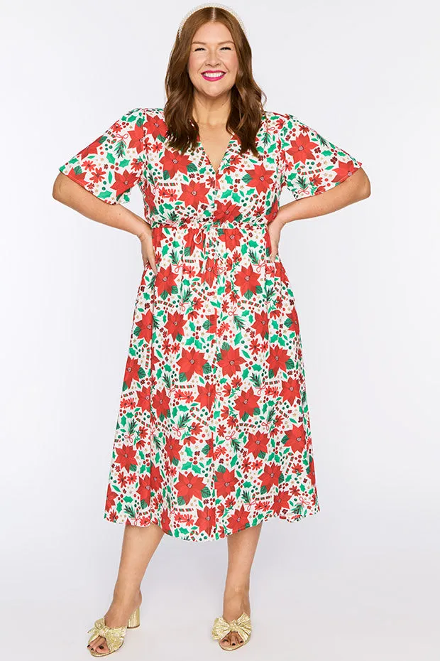 Marley Flowers Of Christmas Dress