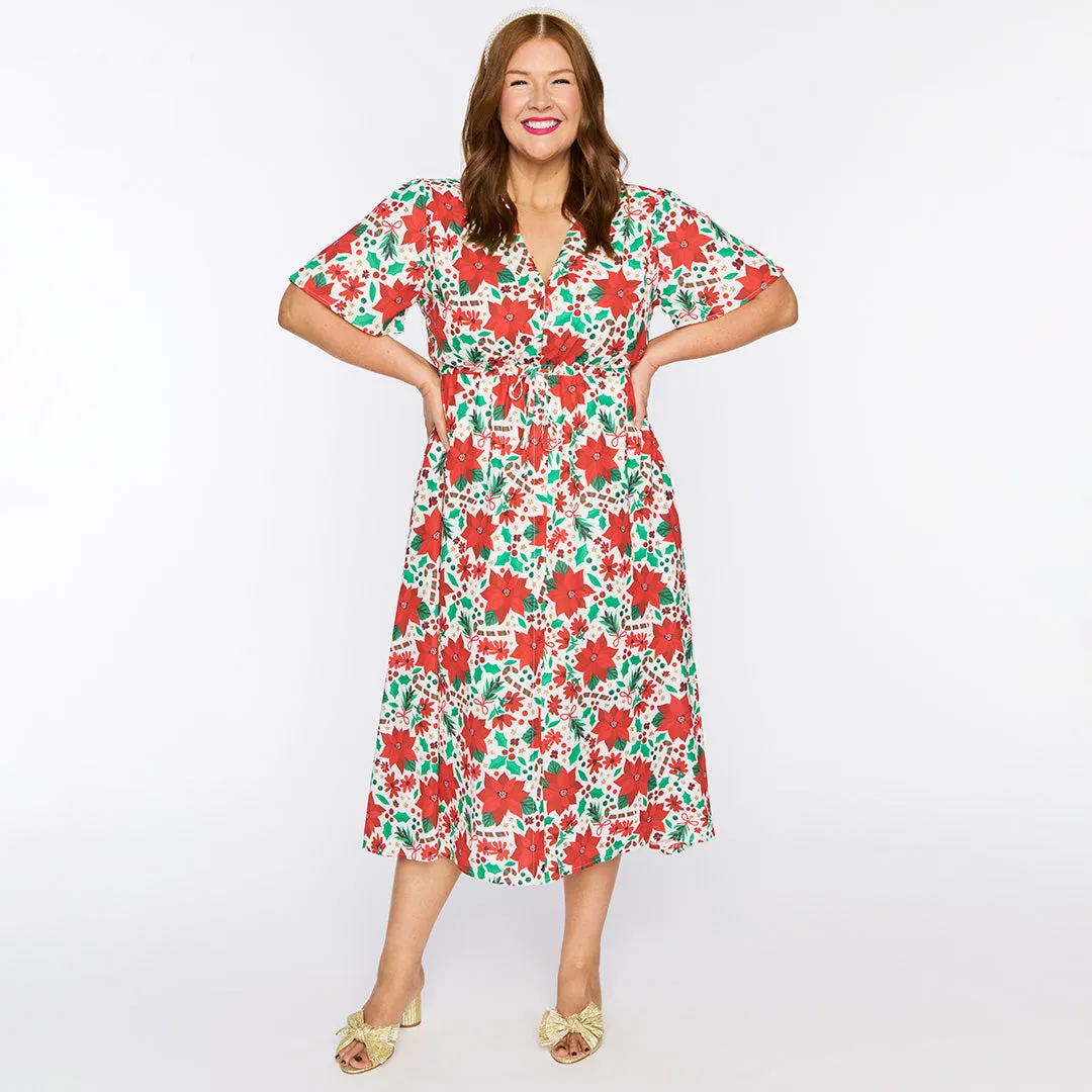 Marley Flowers Of Christmas Dress