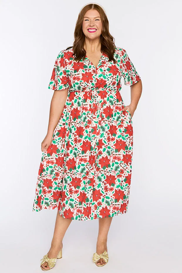 Marley Flowers Of Christmas Dress