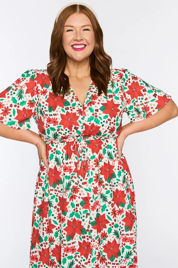 Marley Flowers Of Christmas Dress