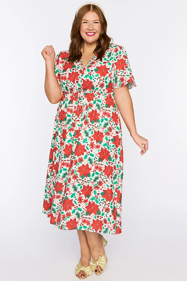 Marley Flowers Of Christmas Dress