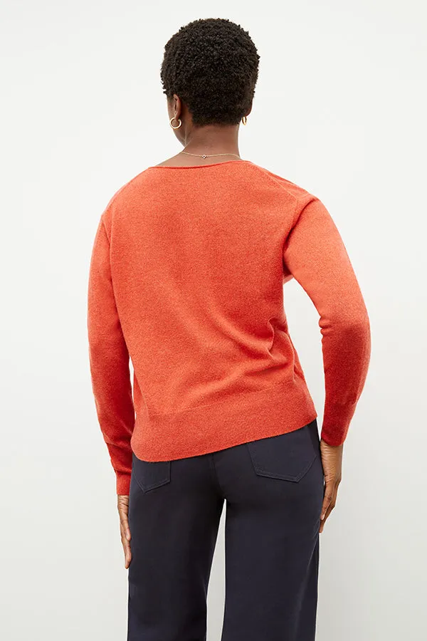 Martha Sweater - Cashmere :: Papaya