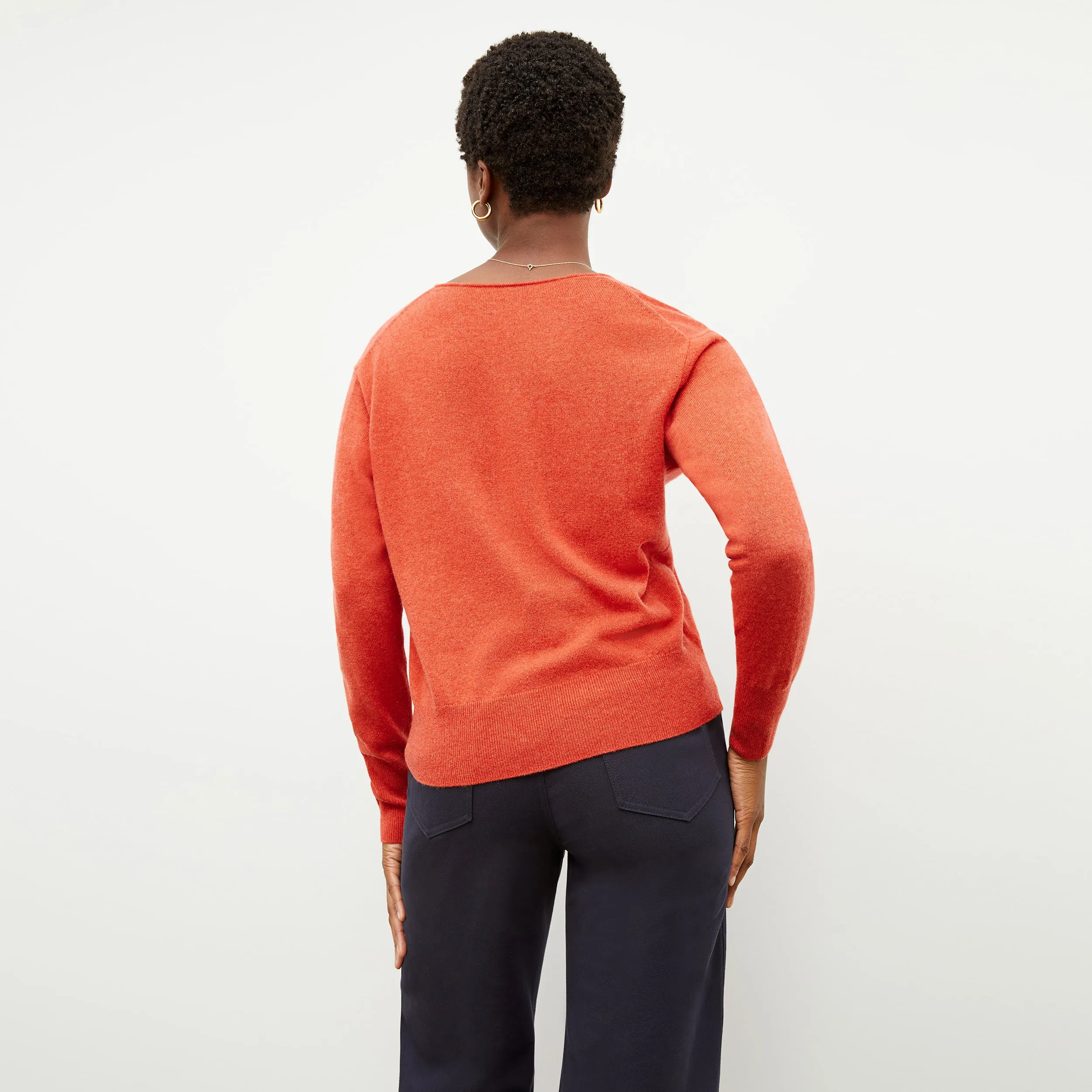 Martha Sweater - Cashmere :: Papaya