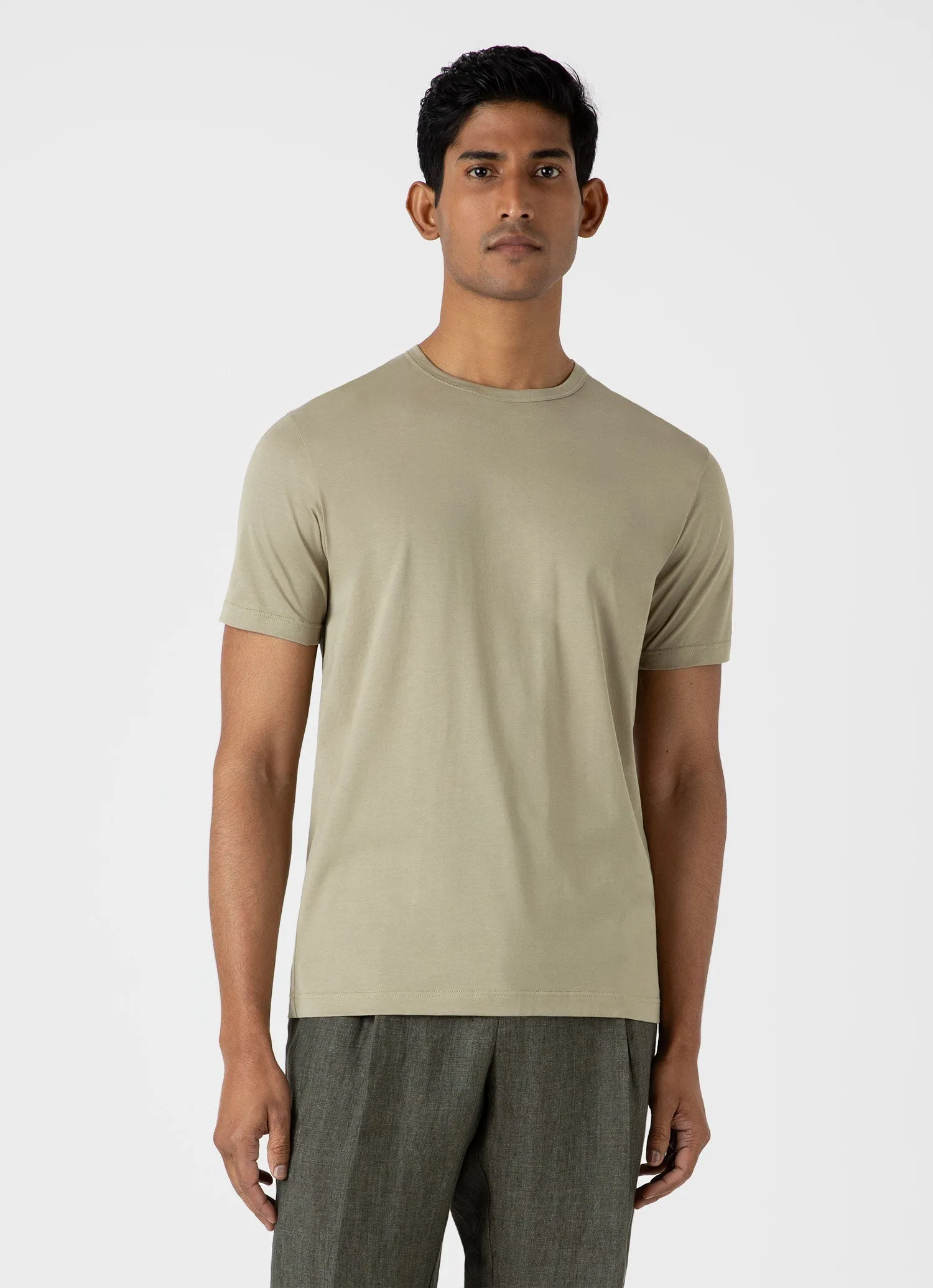 Men's Classic T-shirt in Pale Khaki