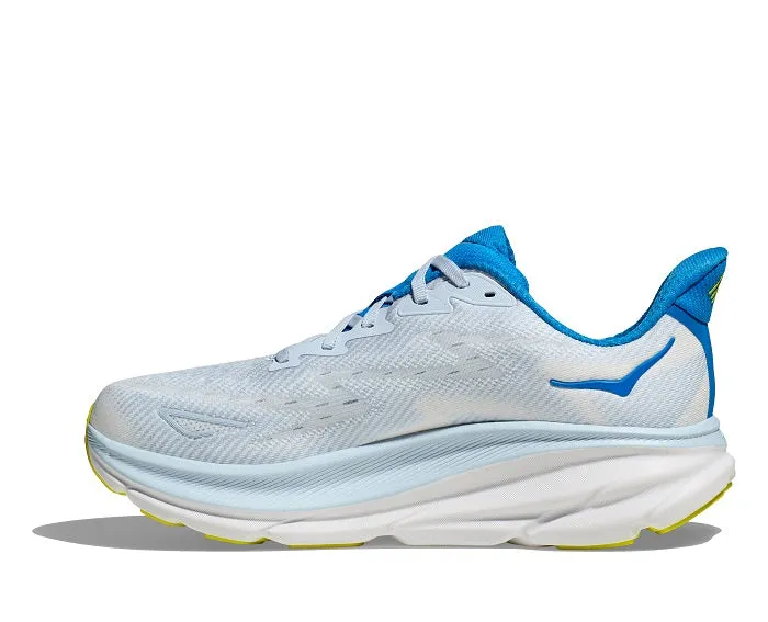 Mens Hoka Clifton 9 in Ice Water/Evening Primrose