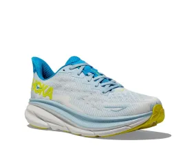 Mens Hoka Clifton 9 in Ice Water/Evening Primrose