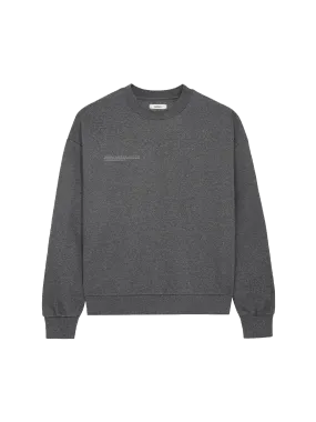 Mens Reclaimed Cotton Sweatshirt—reclaim charcoal