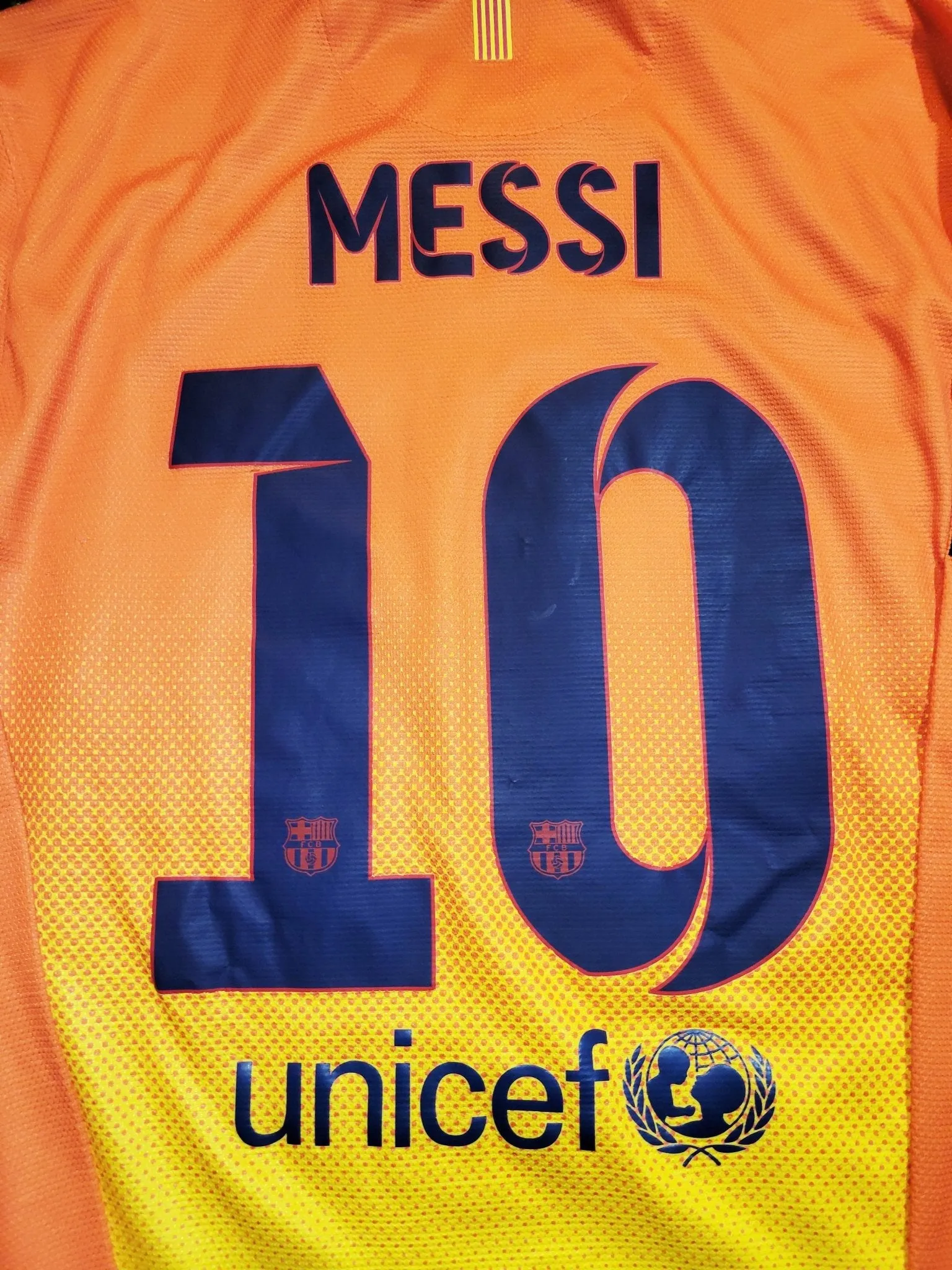 Messi Barcelona 2012 2013 Away Jersey Shirt Camiseta Maglia M SKU# 478327-815