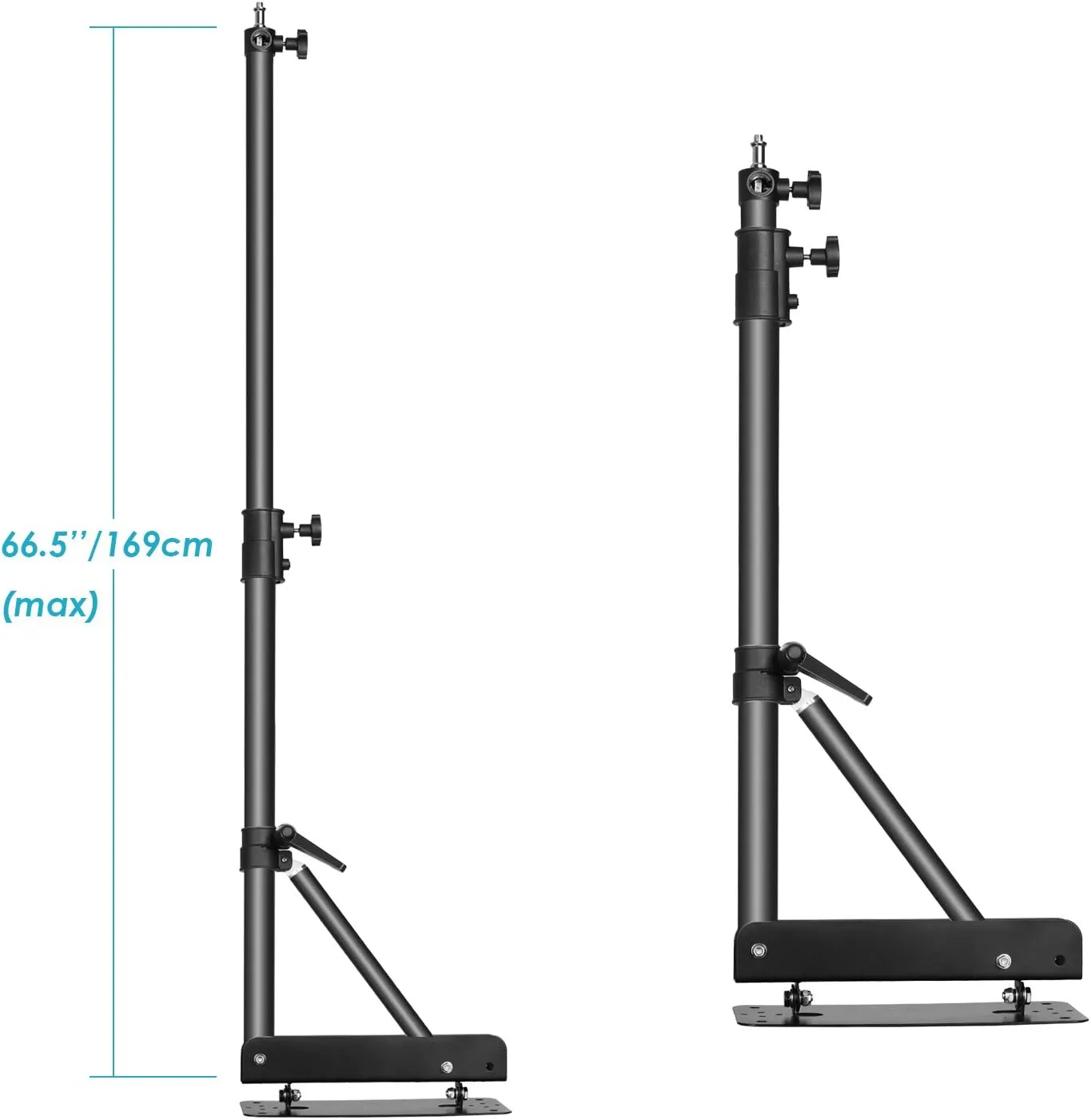 NEEWER 169cm Triangle Wall Mounting Boom Arm