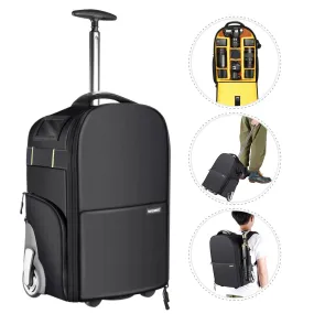 NEEWER 19.2"x12.9"x7.87" 2-in-1 Trolley Backpack