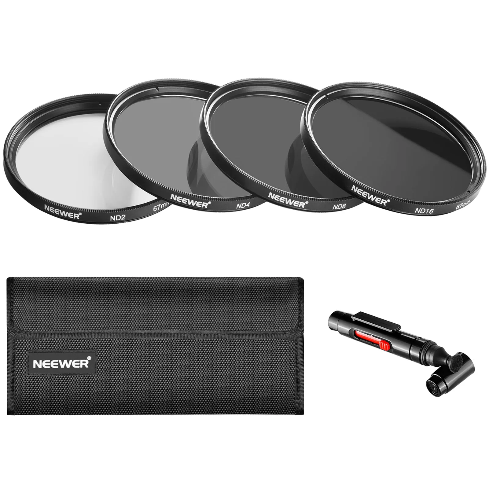 NEEWER 67mm ND Filter Accessories Kit