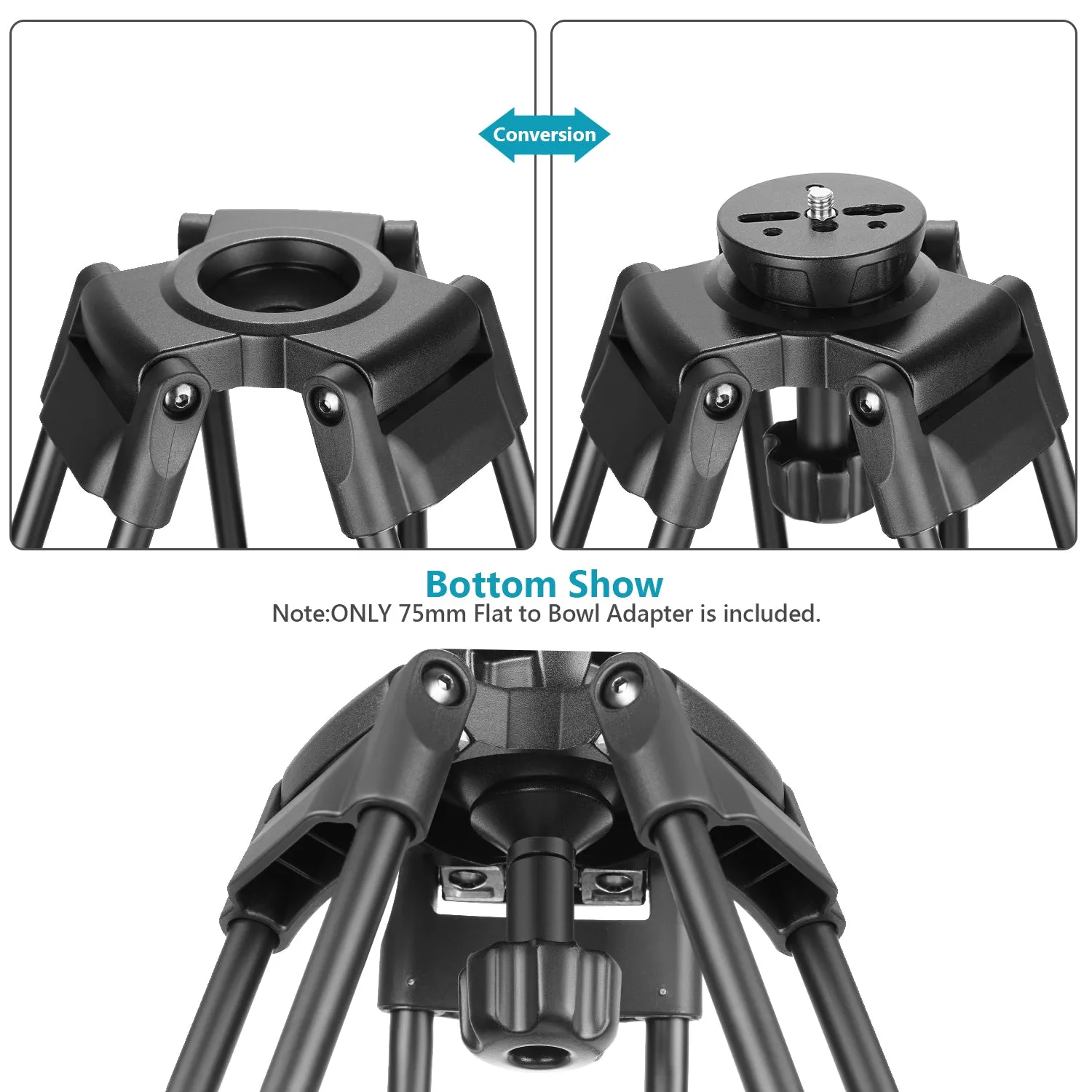 NEEWER 75mm Bowl Adapter