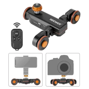 NEEWER DL100 3-Wheels 3-Speed Wireless Video Camera Dolly with Remote Control