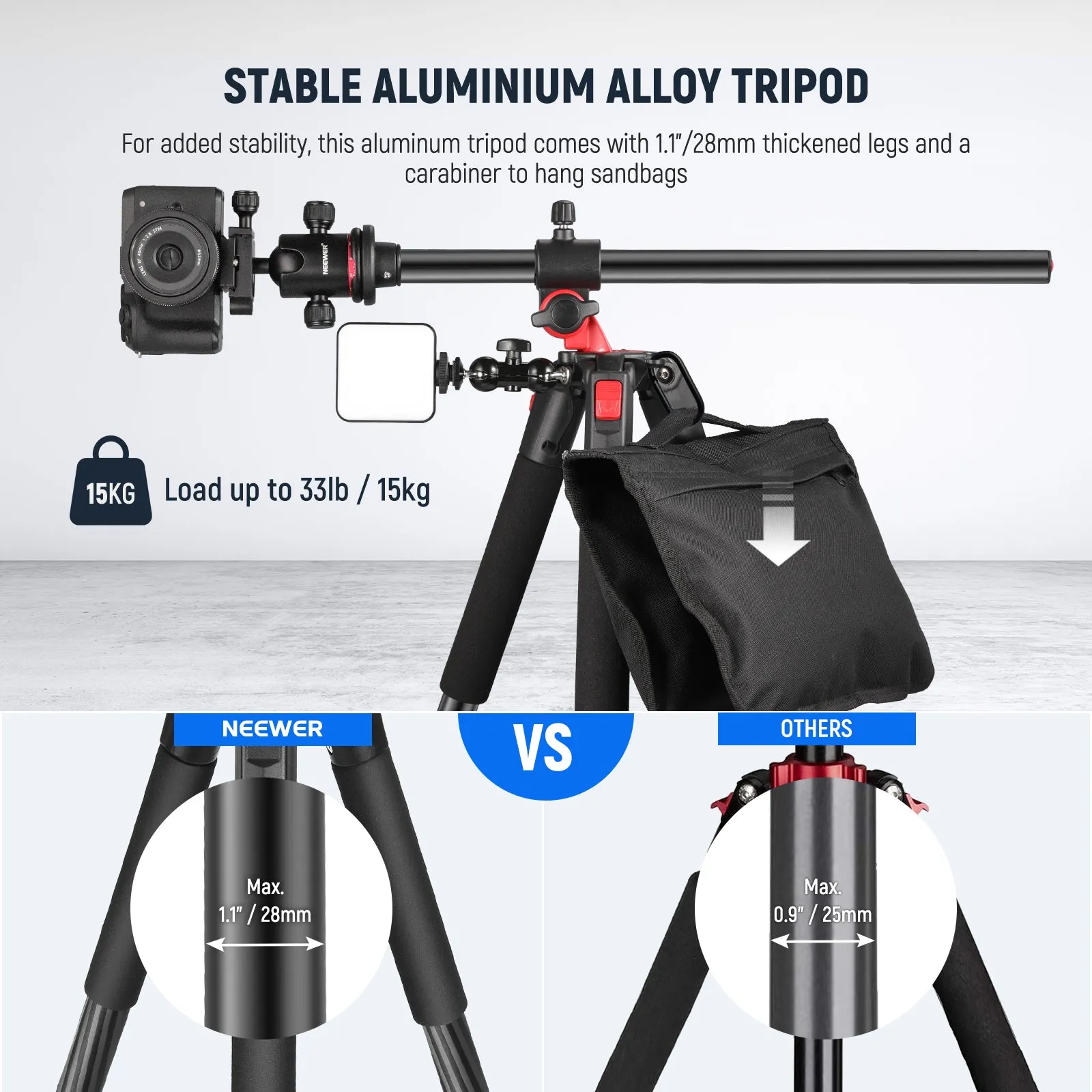 NEEWER N284L G0 Camera Tripod Monopod