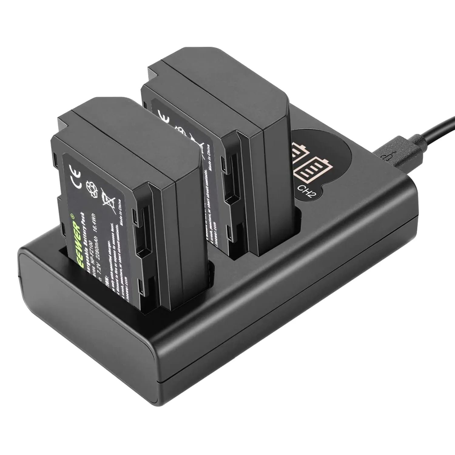 NEEWER NP-FZ100 Sony Replacement Battery Charger Set