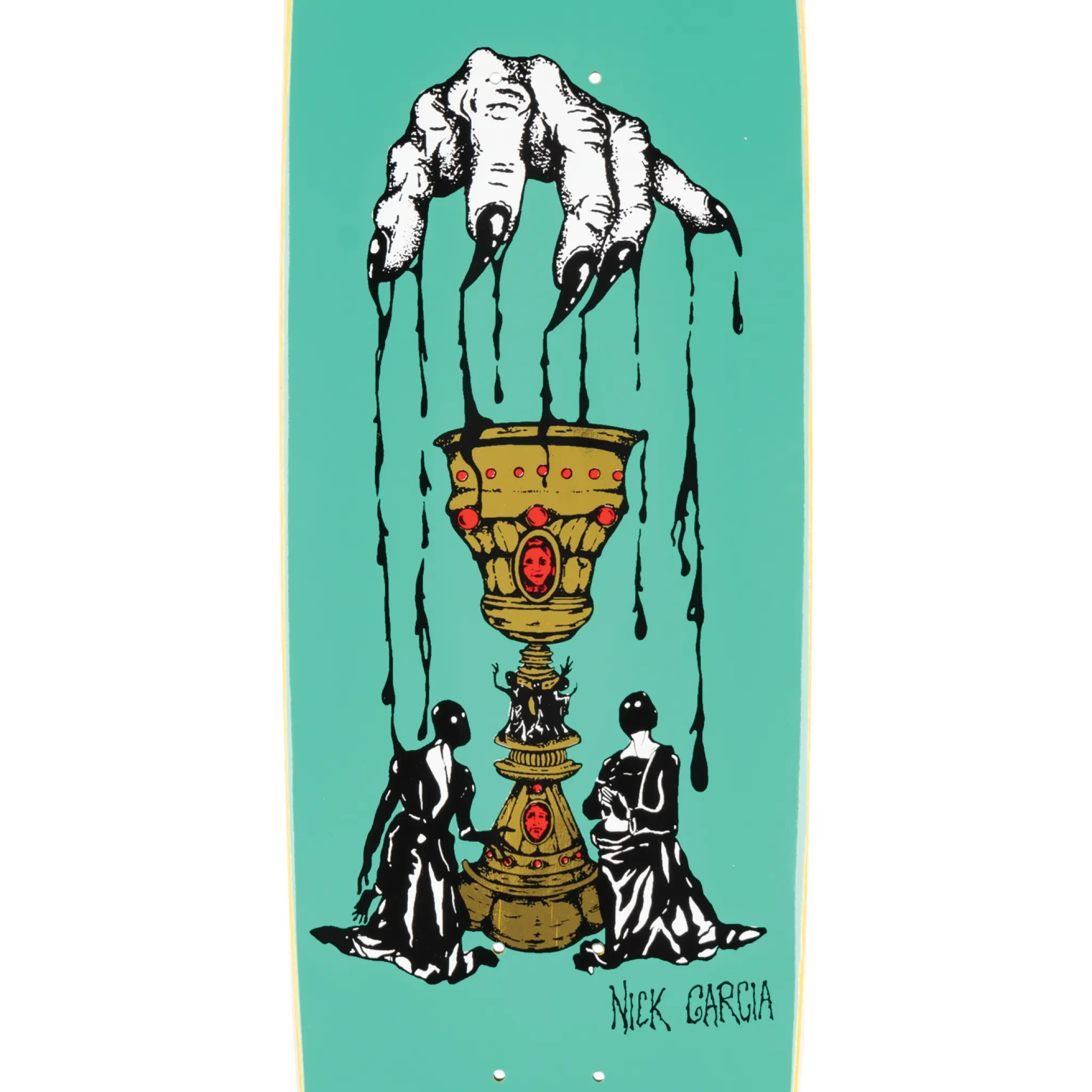 Nick Garcia Chalice on Son of Boline - Teal - 8.8"