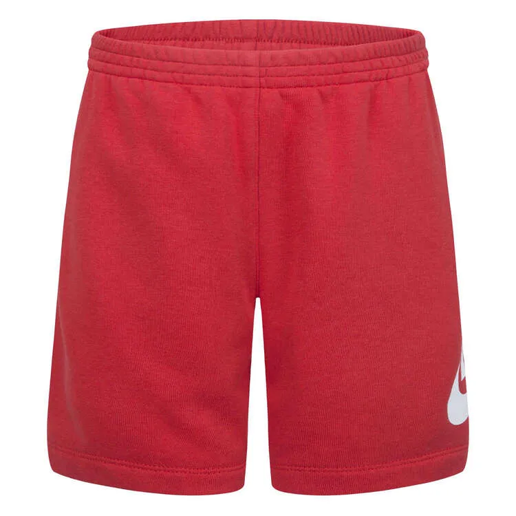 NIKE JUNIOR CLUB FT RED SHORTS