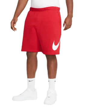 Nike Men's Sportswear Club Shorts - University Red / White