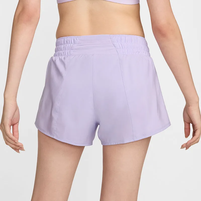 Nike Women's Dri-Fit One Mid-Rise 3" Brief-Lined Shorts