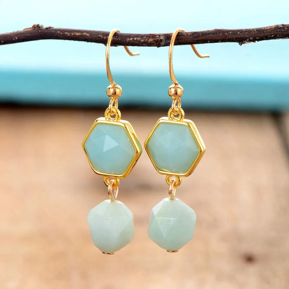 Ningali Amazonite Dangle Earrings