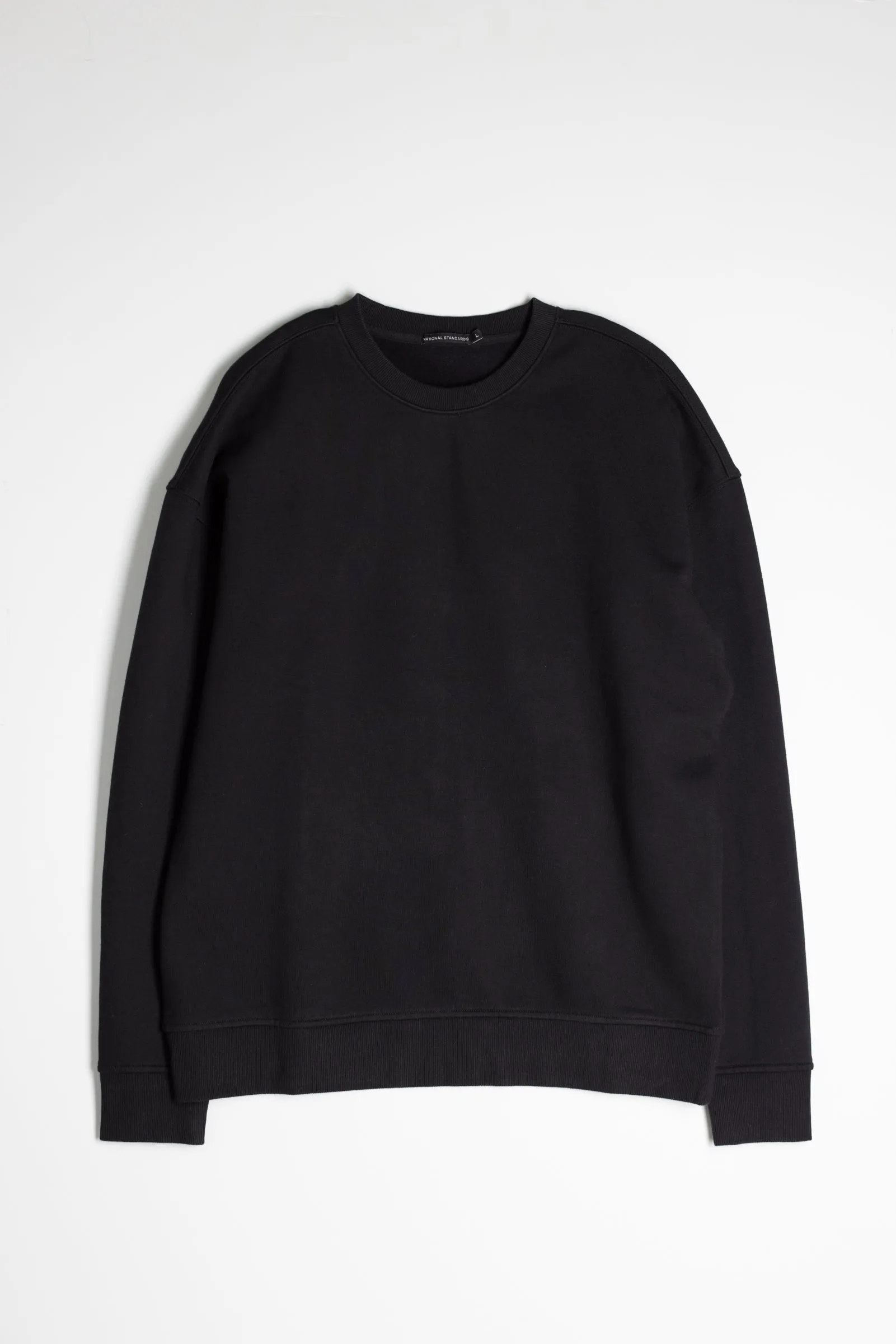 NS2174-1 Cotton Fleece Sweatshirt in Black