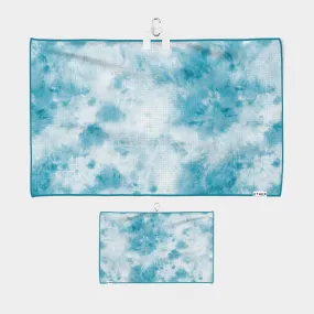 Ocean Tie Dye Cart Golf Towel