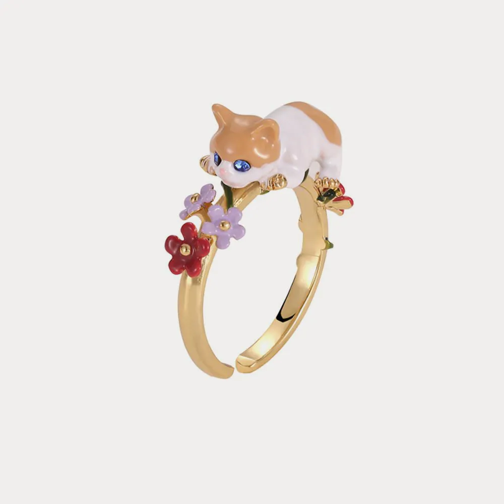 Orange Cat Ring