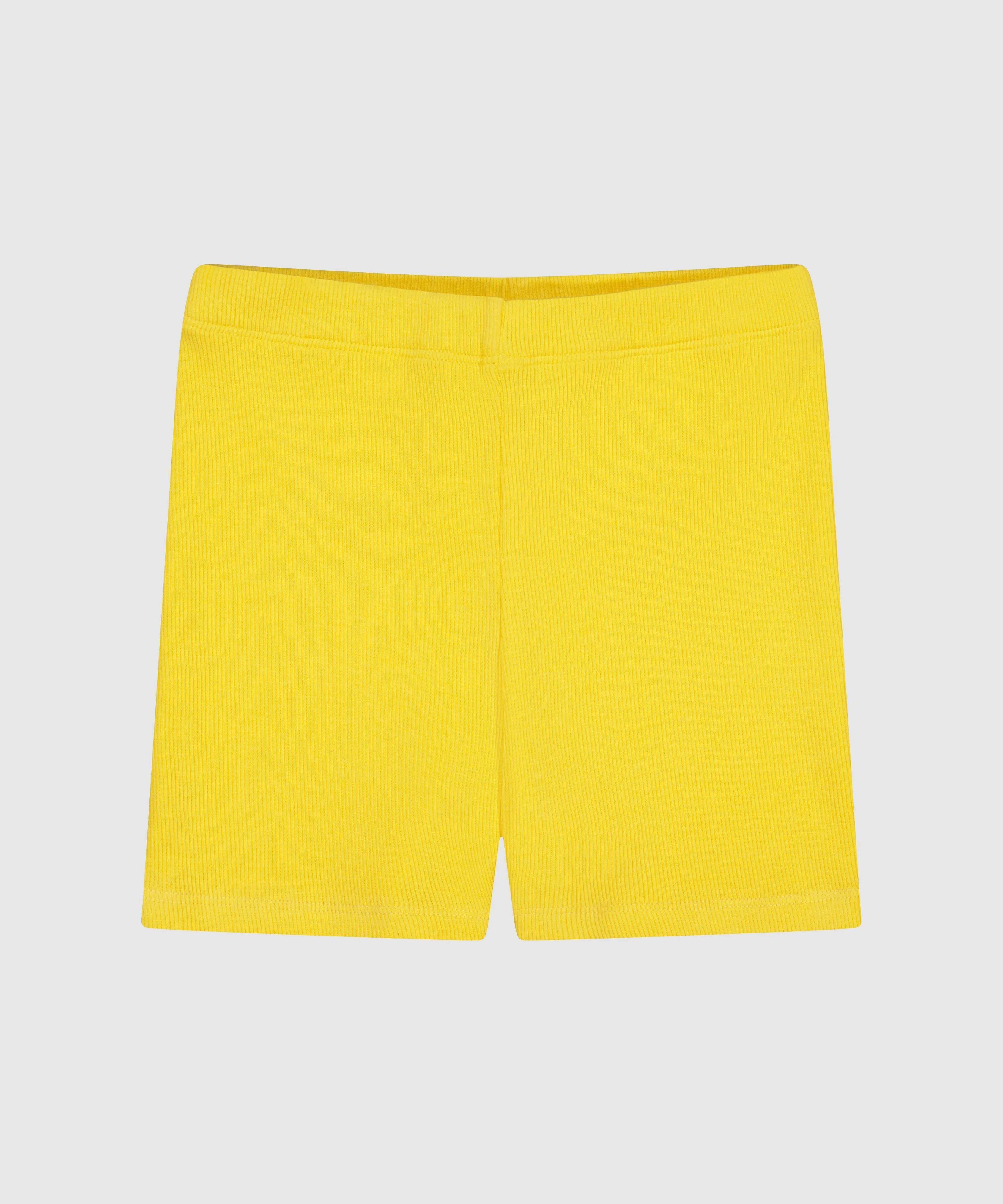 Orla Ribbed Bike Shorts - Sunflower