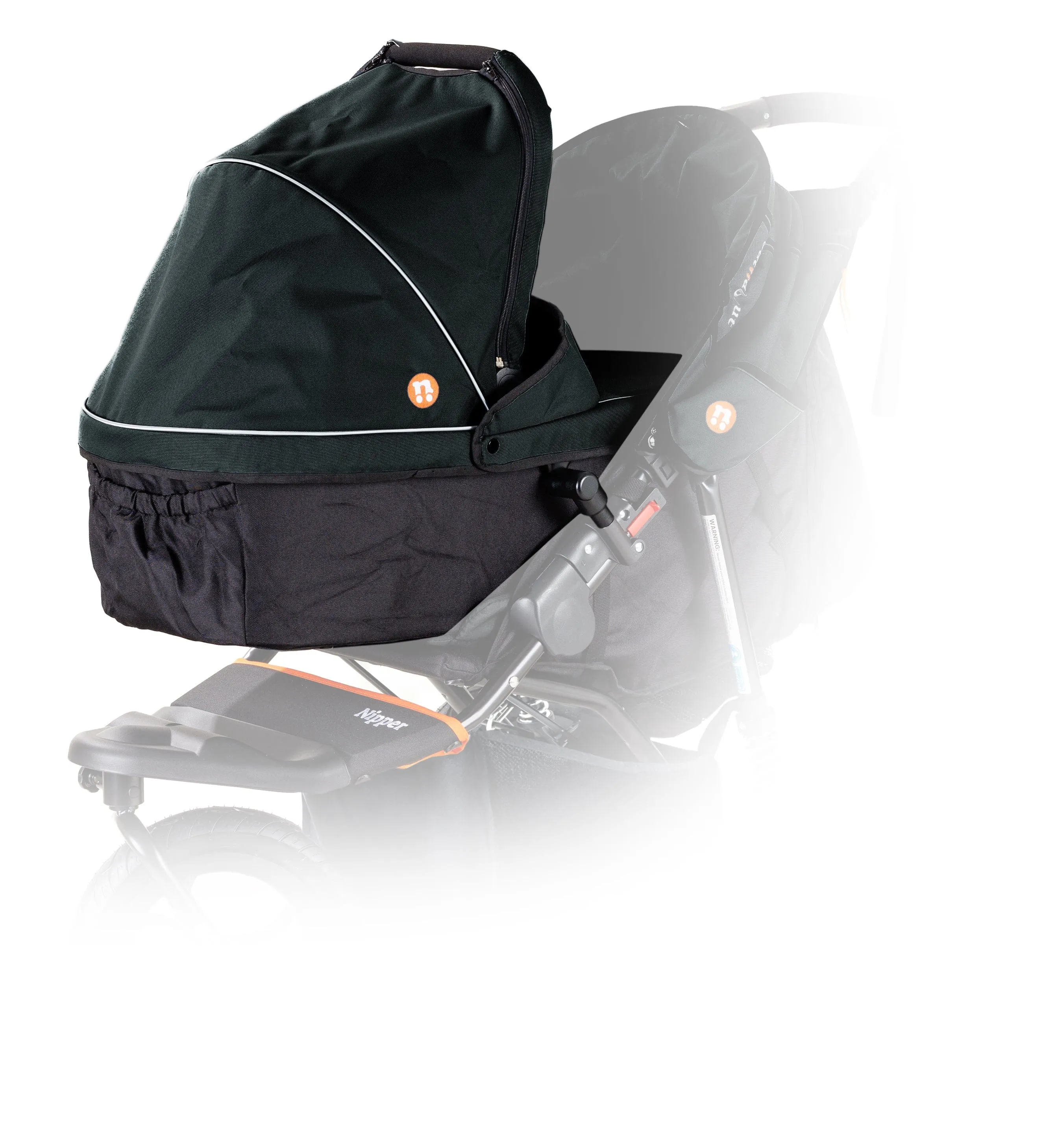 Out n About Single Carrycot - Forest Black