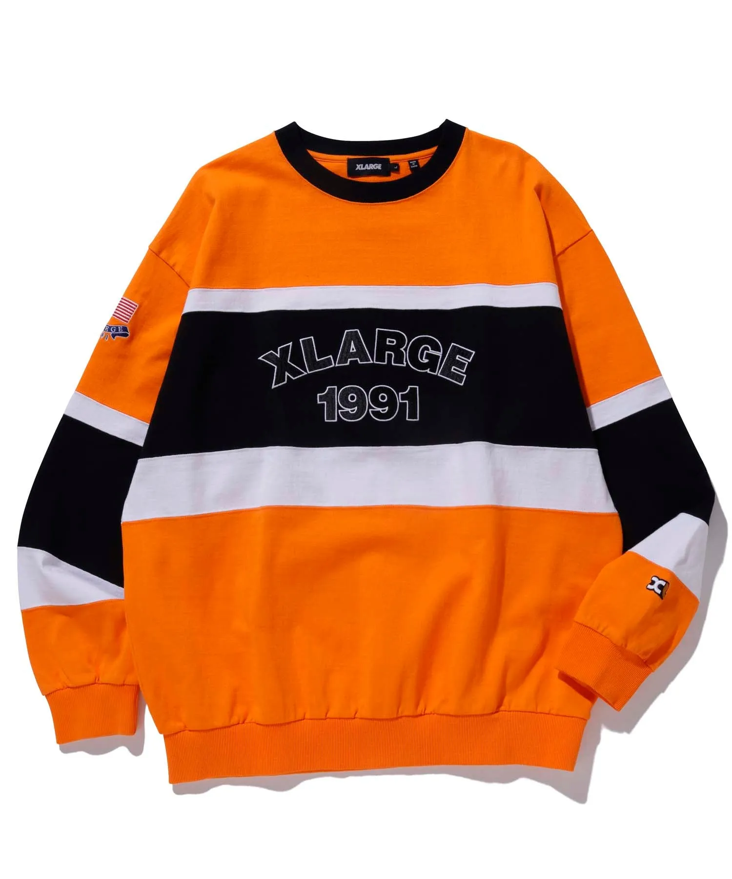 PANELED HEAVY WEIGHT L/S TEE