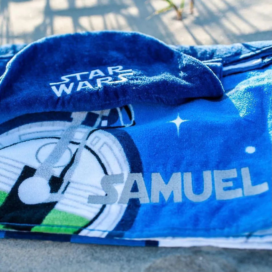 Personalized Embroidered Hooded Towel - Star Wars