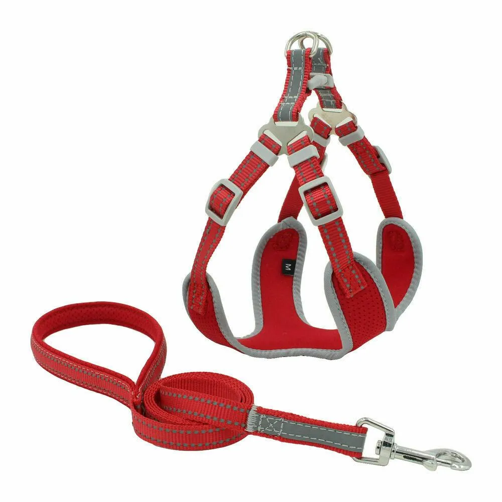 PETLAVISH™ Reflective No-Pull Dog Harness Leash: Adjustable, Soft, Breathable Control Vest XS-Large