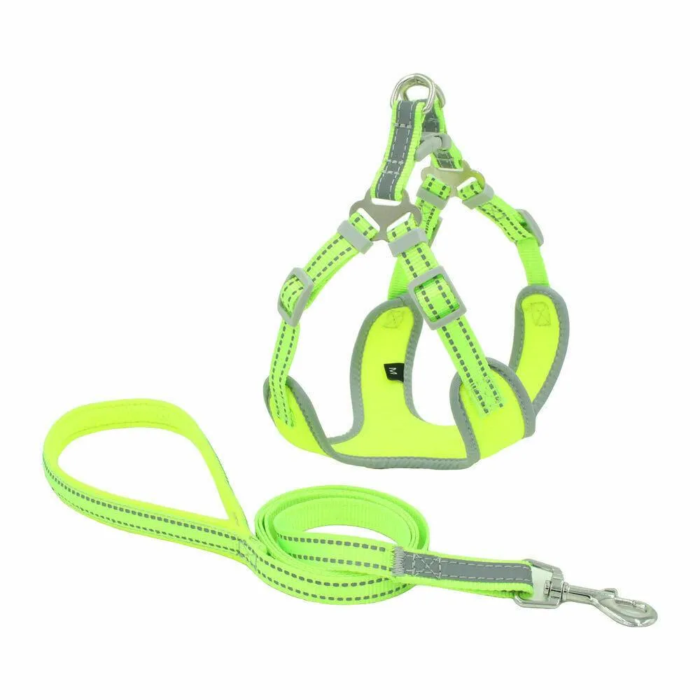 PETLAVISH™ Reflective No-Pull Dog Harness Leash: Adjustable, Soft, Breathable Control Vest XS-Large