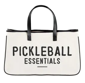 Pickleball Essentials Canvas Tote