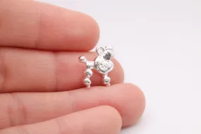 Poodle Charm, 925 Sterling Silver, 656