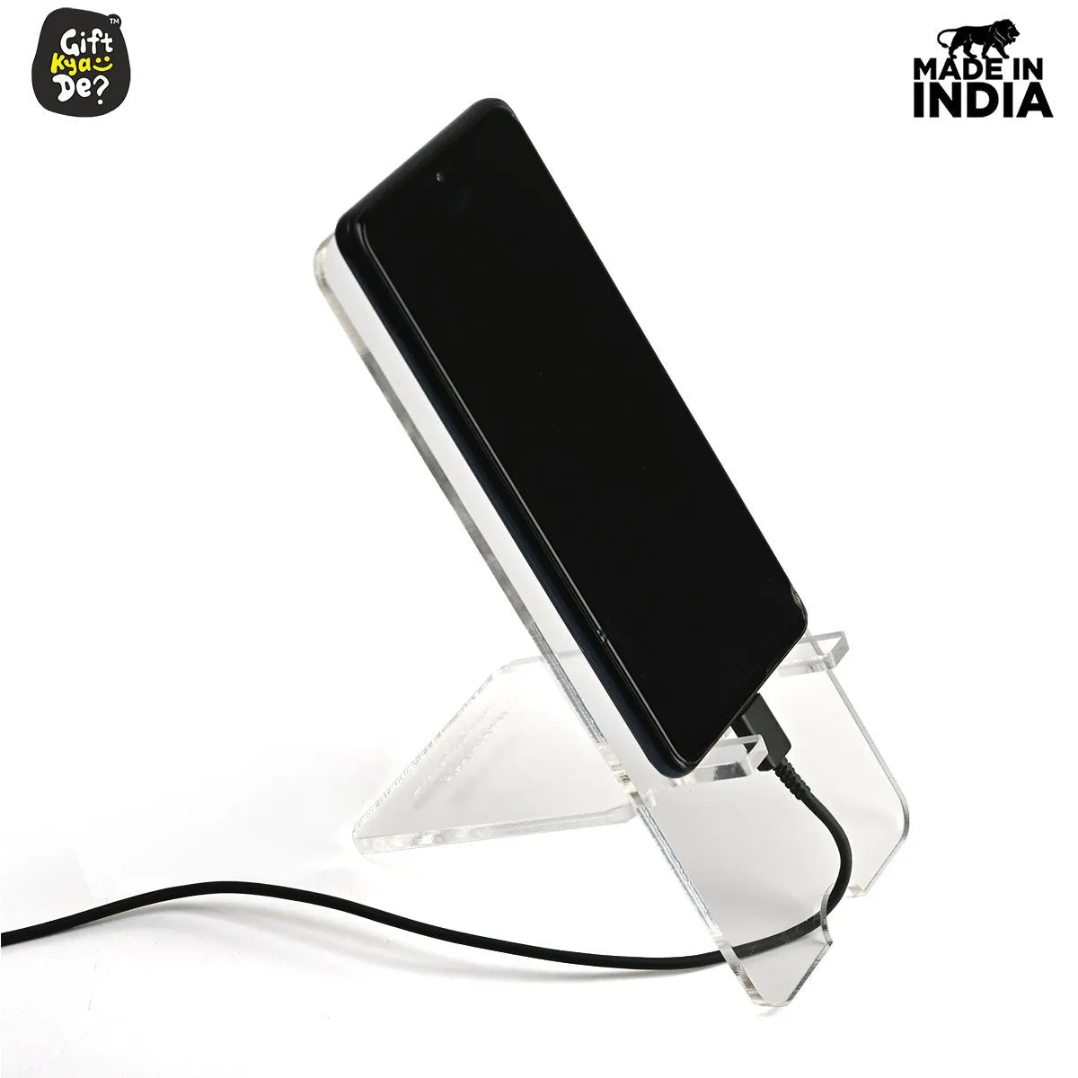 Portable Mobile Stand With Charging Slot | Mobile Accessories | Desk Decor