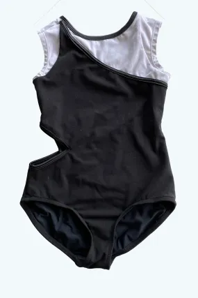 Pre Danced - Oh La La Dancewear- The Edge Leotard - Black - CL