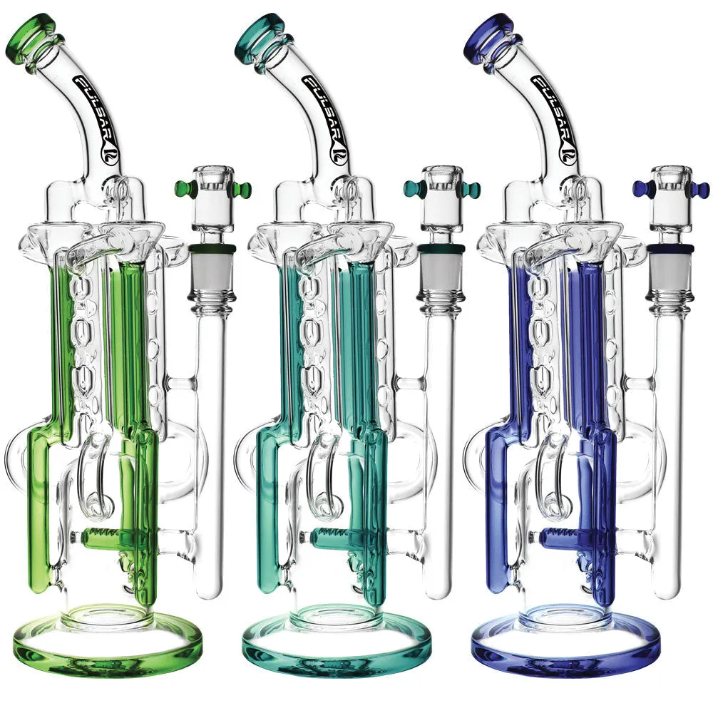 Pulsar Space Station Recycler Inline Perc Bong