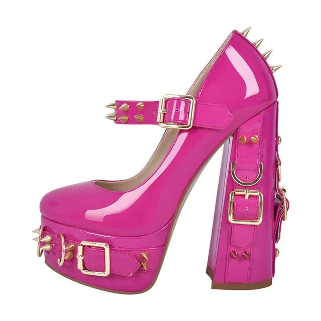 Pumps Queen Pikkapinch (Fuchsia)