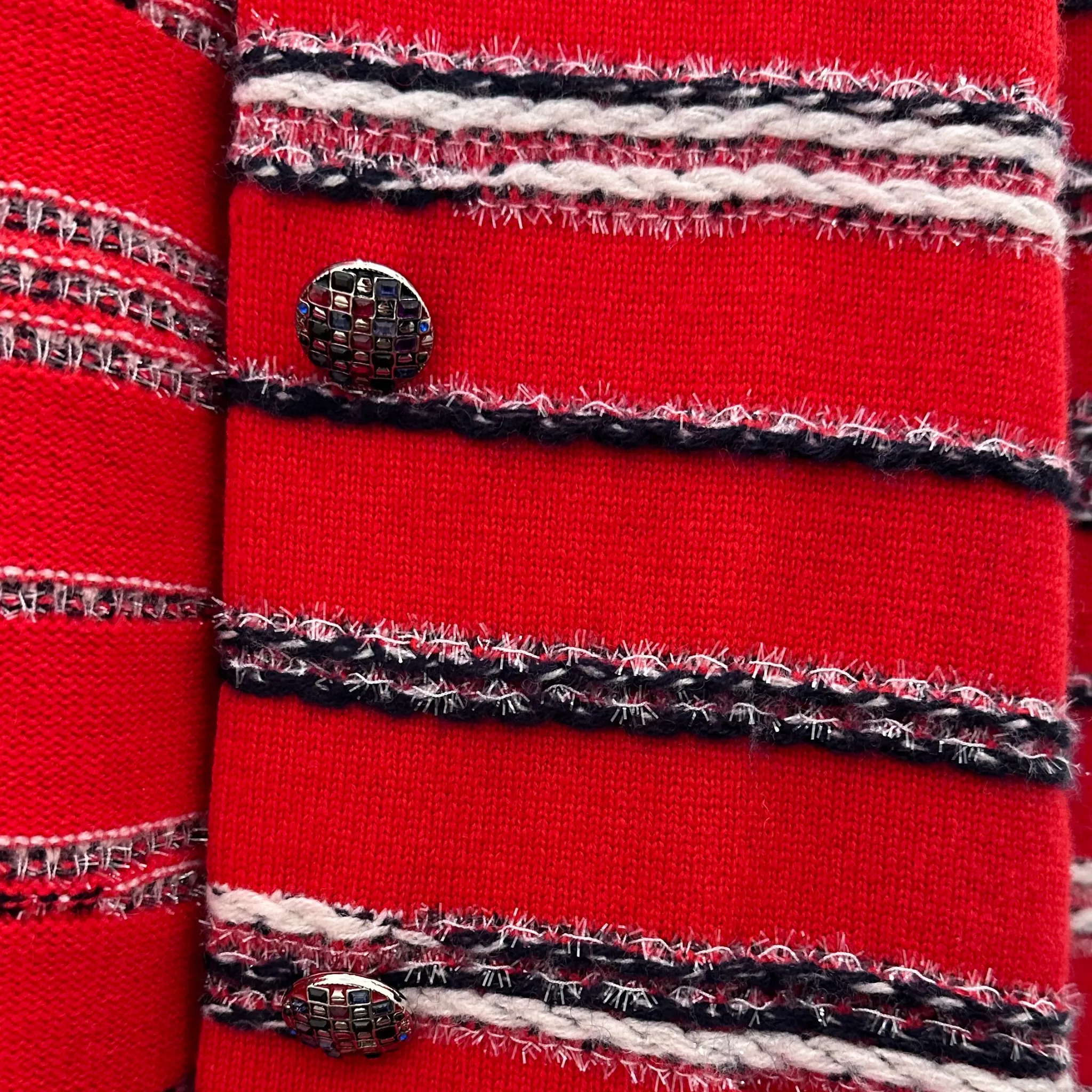 Red Striped Cardigan (Pre-loved)