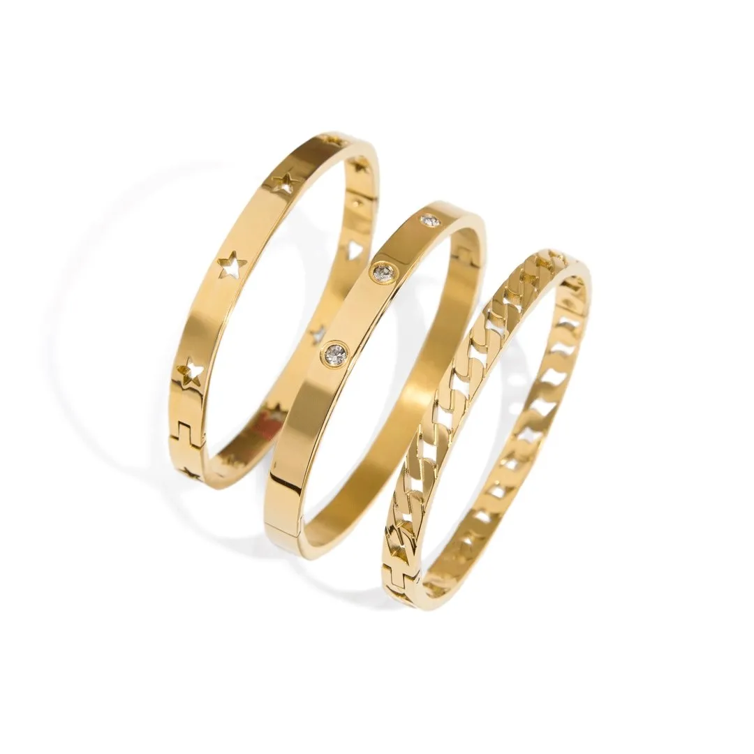 ROUND SPARK GOLDEN BRACELET