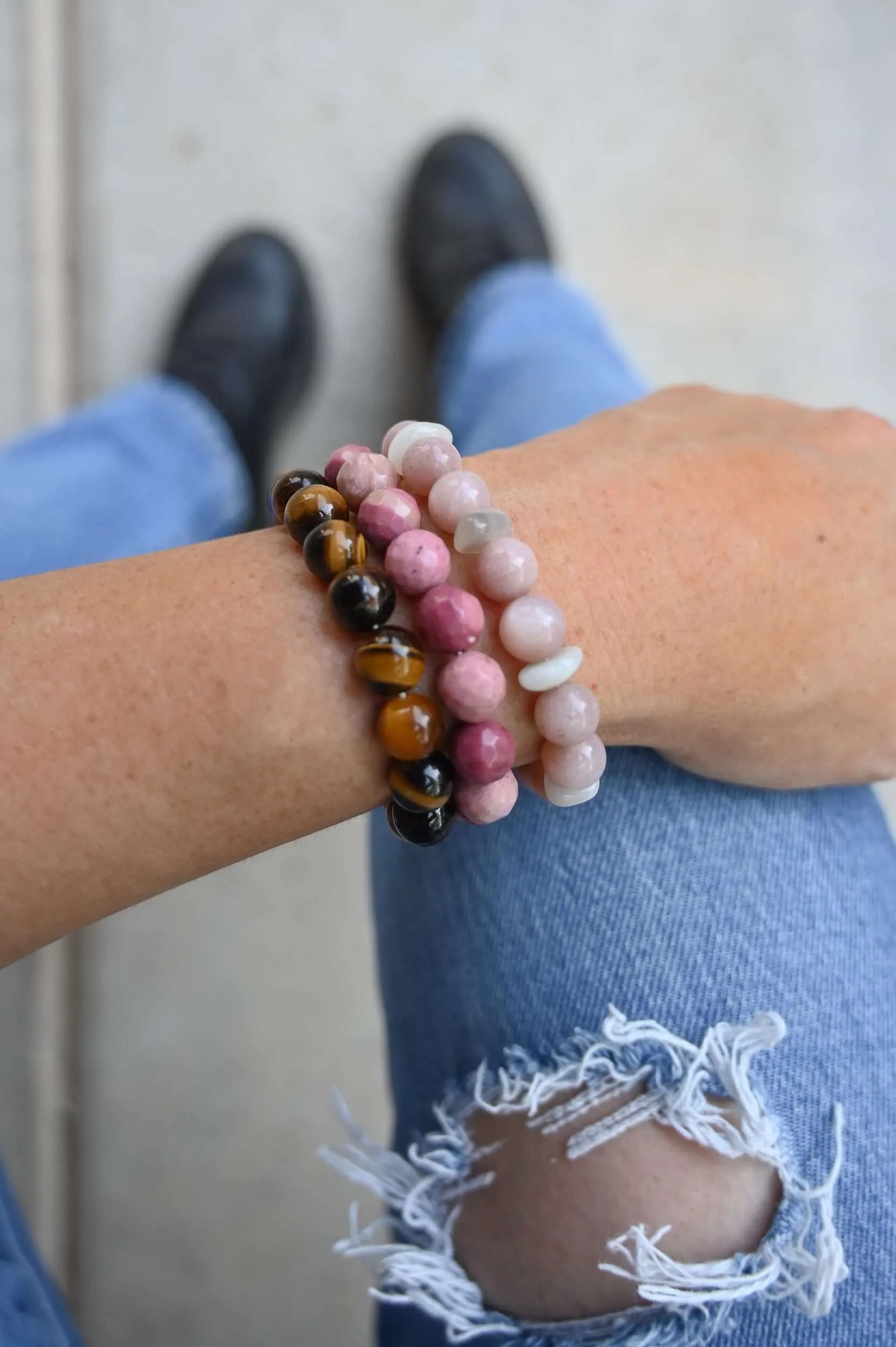 Self Love Warrior Rhodonite Bracelet