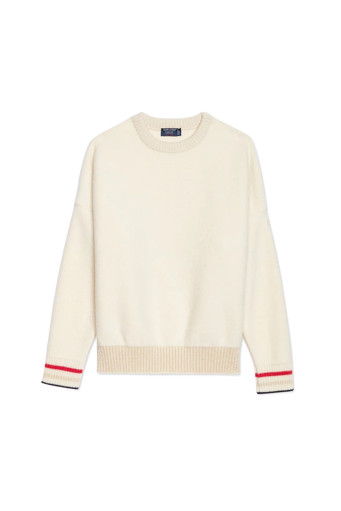 SELUNE - Wool Sweatshirt for Women (ECRU)