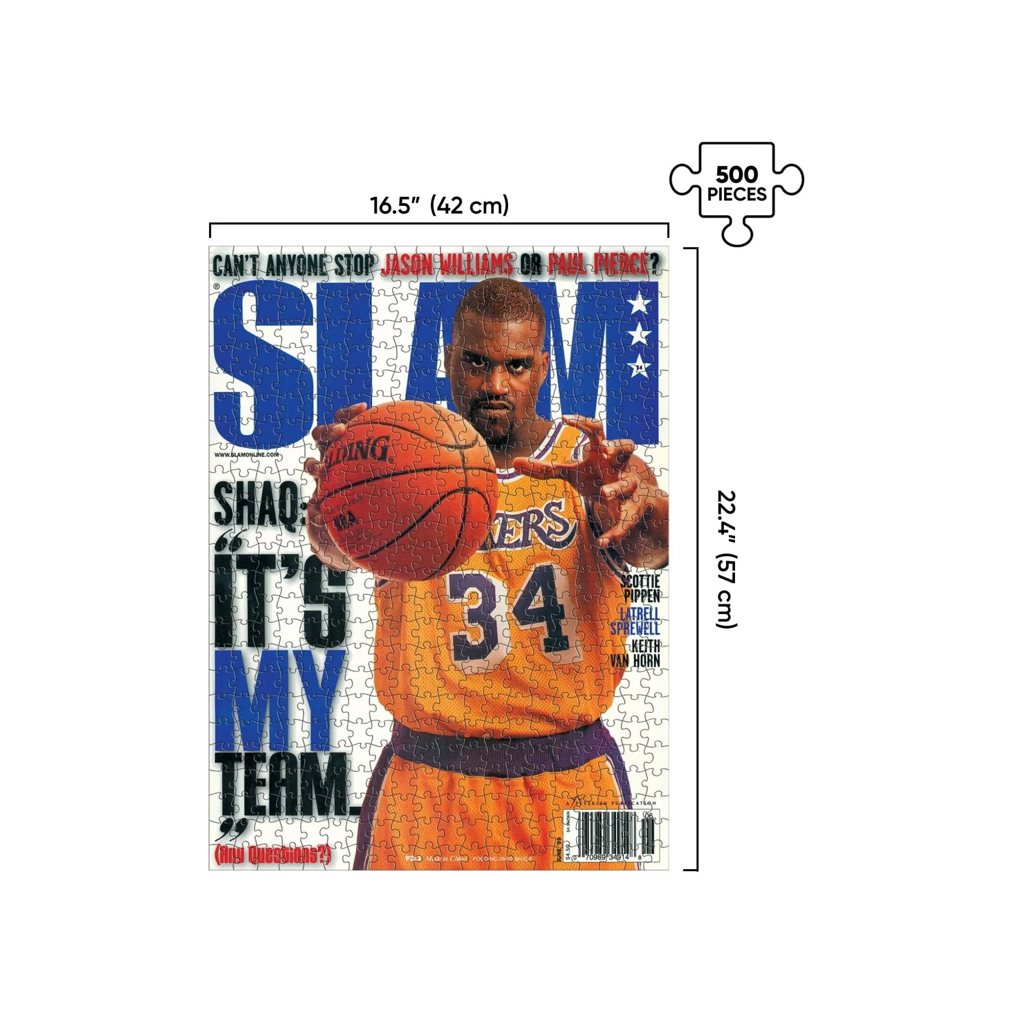 SLAM Puzzle - Shaq - It's My Team