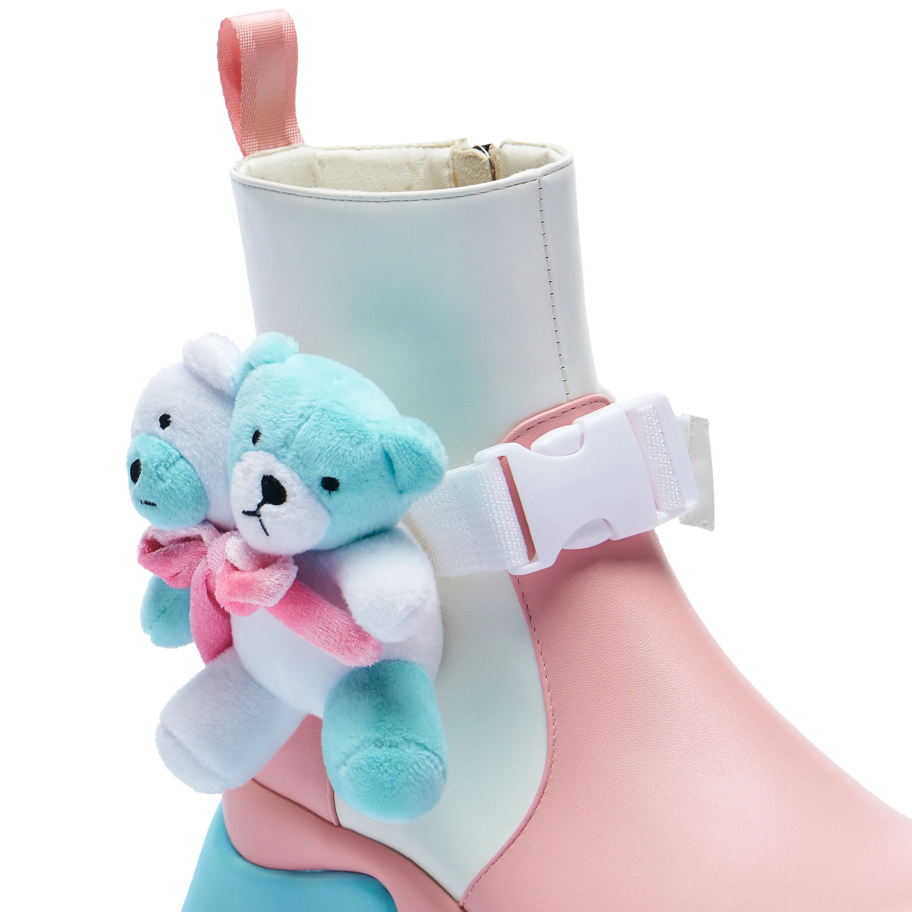 Teddy Bear Pastel Platform Boots - PRE ORDER