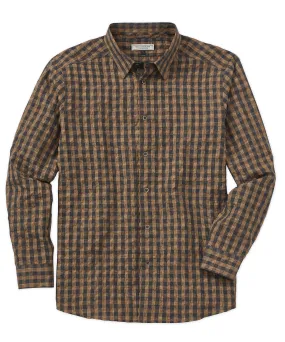 Textured Ombre Check Sport Shirt